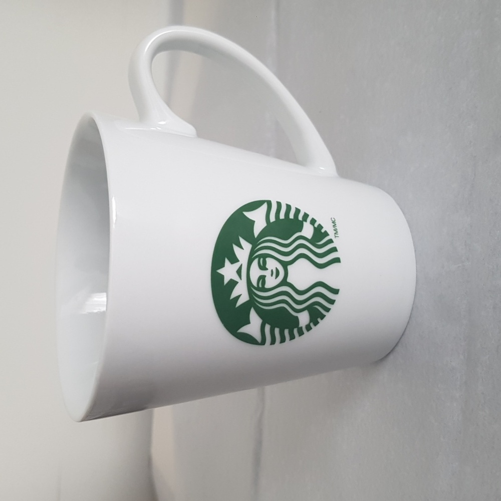 Starbucks Classic Mermaid Logo White Mug 13 fl oz/384 ml